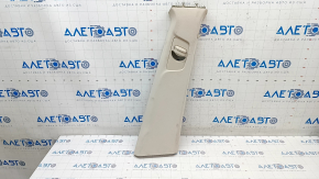 Upper center pillar trim belt right Mercedes W167 GLE 350 450 20-23 beige, cleaned up, torn