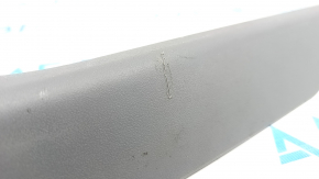 Door sill trim front right inner Toyota Prius V 12-14 dark gray, broken fasteners, worn