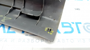 Door sill trim front right inner Toyota Prius V 12-14 dark gray, broken fasteners, worn