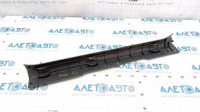 Door sill trim front left inner Toyota Prius V 12-14 dark gray, broken fastening, worn