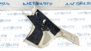 Rear pillar trim behind the window left Mercedes W167 GLE 350 450 20-23 beige, scratches