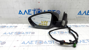 Side mirror left VW Passat b8 16-19 USA 10+2 pins, turn signal, BSM, heated, black LC9X