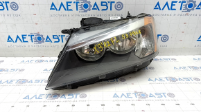 Headlight front left bare BMW X3 F25 11-14 dorest halogen, sand, broken mount