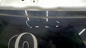 Naked tailgate with glass Chevrolet Trax 15-22 silver WA636R, scratches on glass, dented mount