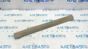 Door sill trim front right inner Toyota Prius V 12-17 beige, worn, broken fastening