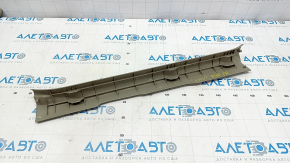 Door sill trim front right inner Toyota Prius V 12-17 beige, worn, broken fastening
