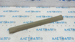 Door sill trim front right inner Toyota Prius V 12-17 beige, worn