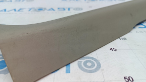 Door sill trim front right inner Toyota Prius V 12-17 beige, worn
