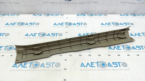 Door sill trim front right inner Toyota Prius V 12-17 beige, worn