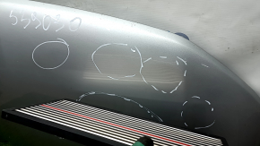 Hood bare Chevrolet Trax 17-22 iron, silver WA636R, dented, bumps