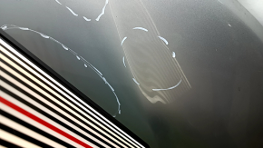 Hood bare Chevrolet Trax 17-22 iron, silver WA636R, dented, bumps