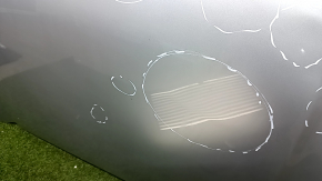 Hood bare Chevrolet Trax 17-22 iron, silver WA636R, dented, bumps