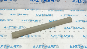 Door sill trim front right inner Toyota Prius V 12-17 beige, worn
