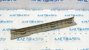 Door sill trim front right inner Toyota Prius V 12-17 beige, crack in fastening, worn