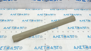 Door sill trim front right inner Toyota Prius V 12-17 beige, worn, broken fastening