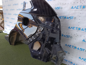 Quarter wing rear left Ford Edge 15-18 black, butt