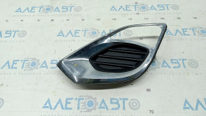Left bumper grille Toyota Avalon 13-15 with insert, sand