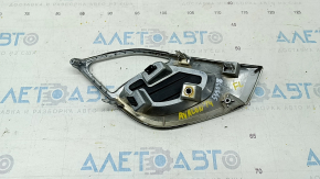 Left bumper grille Toyota Avalon 13-15 with insert, sand