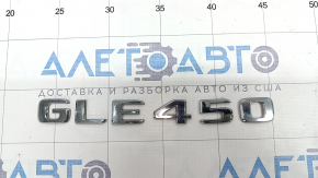Emblem inscription GLE 450 trunk door Mercedes W167 GLE 450 20-23