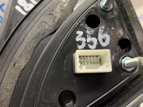Left side mirror Hyundai Elantra UD 11-13 prerest 6 pins with turn signal, blue S7U, scratches