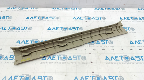 Door sill trim front left inner Toyota Prius V 12-17 beige, scratch