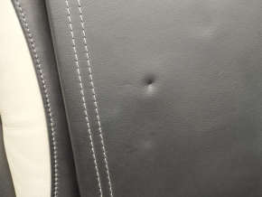 Rear row of seats 2nd row Infiniti QX30 17- sport, black leather, bumps, scratches, dents