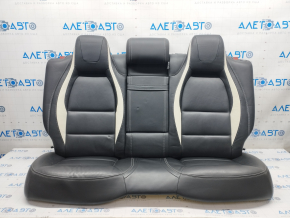 Rear row of seats 2nd row Infiniti QX30 17- sport, black leather, bumps, scratches, dents
