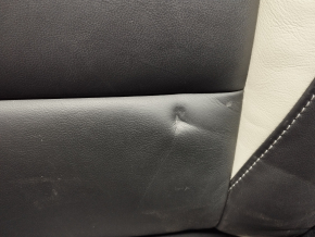 Rear row of seats 2nd row Infiniti QX30 17- sport, black leather, bumps, scratches, dents