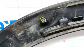 Rear left fender arch trim Infiniti QX30 17- FWD, black, gloss, broken fasteners, scratches
