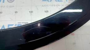 Rear left fender arch trim Infiniti QX30 17- FWD, black, gloss, broken fasteners, scratches