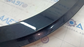Rear left fender arch trim Infiniti QX30 17- FWD, black, gloss, broken fasteners, scratches