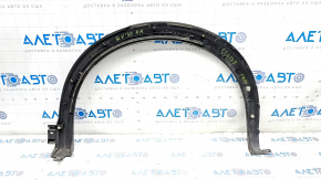 Rear right wing arch trim Infiniti QX30 17- FWD, black, gloss, broken fasteners, scratches