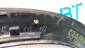 Rear right wing arch trim Infiniti QX30 17- FWD, black, gloss, broken fasteners, scratches