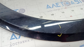 Rear right wing arch trim Infiniti QX30 17- FWD, black, gloss, broken fasteners, scratches