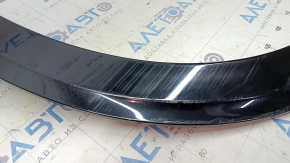 Rear right wing arch trim Infiniti QX30 17- FWD, black, gloss, broken fasteners, scratches