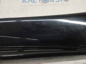 Left threshold Infiniti QX30 17- S FWD black, glossy, scratches, worn
