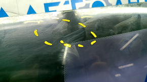 Windshield Infiniti QX30 17- PGW, sand, air on edge, scratches