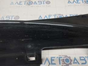 Left threshold Infiniti QX30 17- S FWD black, glossy, scratches, worn