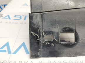 Left threshold Infiniti QX30 17- S FWD black, glossy, scratches, worn