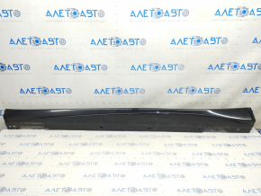 Left threshold Infiniti QX30 17- S FWD black, glossy, scratches, worn