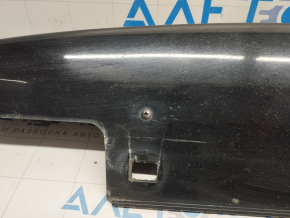 Right threshold Infiniti QX30 17- S FWD black, glossy, scratches, worn