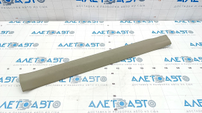 Door sill trim front left inner Toyota Prius V 12-14 beige, worn
