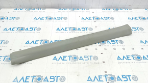 Door sill trim front right inner Toyota Prius V 12-14 gray, worn