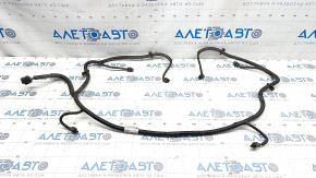Infiniti QX30 17 rear bumper wiring for 6 parking sensors