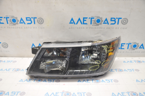 Headlight front left bare Dodge Journey 13-20 dark, sand, scratches