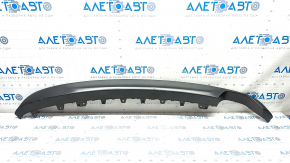 Lower trim of rear bumper Hyundai Sonata 15-17 SE for 1 pipe, rubbed, pressed