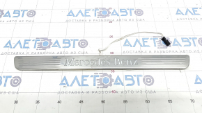 Door sill trim outer front right Mercedes W167 GLE 350 450 20-23 chrome with backlight