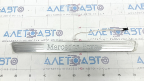 Door sill trim outer front left Mercedes W167 GLE 350 450 20-23 chrome with backlight