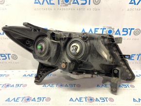 Headlight front left Nissan Pathfinder 13-16 prerest, with mount, web, for polishing, cracks