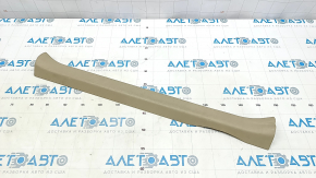Door sill trim inner front right Toyota Camry v50 12-14 usa beige, broken fastening, worn